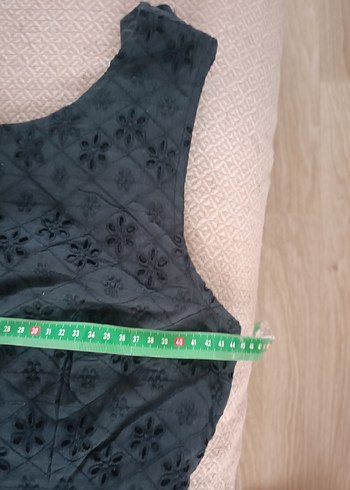 Dantel İşlemeli Füme Mini Elbise - Görsel 7