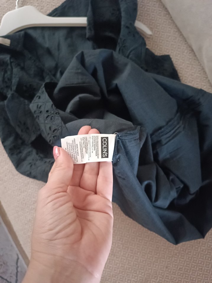 Dantel İşlemeli Füme Mini Elbise - Görsel 5