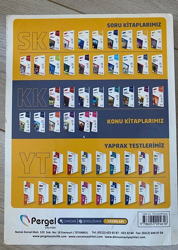 Beden Pergel Yayınları YKS Geometri Soru Kitabı ve Konu Kitabı