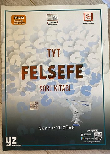 TYT Felsefe Soru Kitabı YZ Yayınları