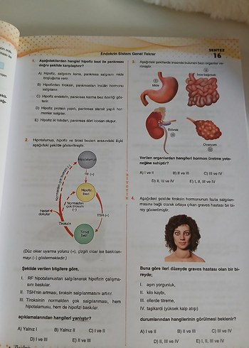 AYT Biyoloji Soru Bankası Video Çözümlü - Görsel 3