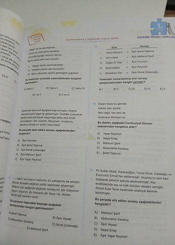 AYT Edebiyat Soru Bankası Üç Dört Beş - Görsel 7