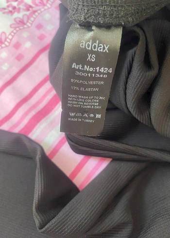 Addax Siyah Streç Spor Tayt