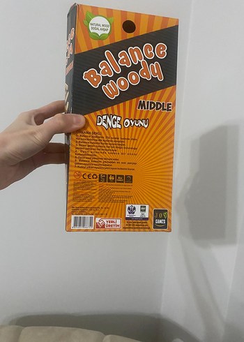 Diğer Parlak Bej Ahşap Denge Oyunu