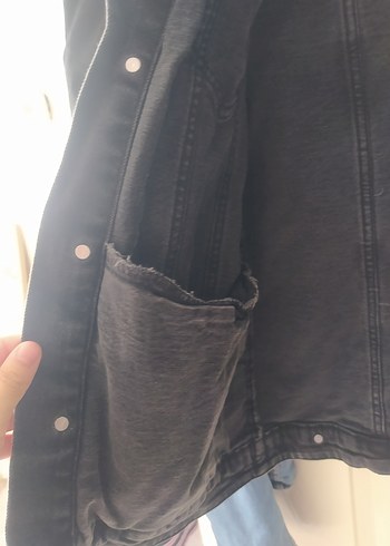 xl Beden Siyah kot Ceket