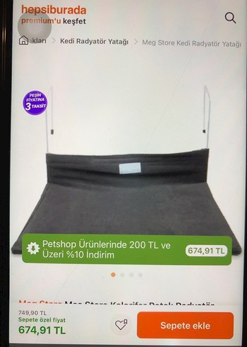 Kedi kalorifer yatağı - Görsel 4