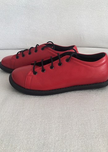 Kırmızı Kadın ayakkabı 36 numara hakiki deri - Görsel 4