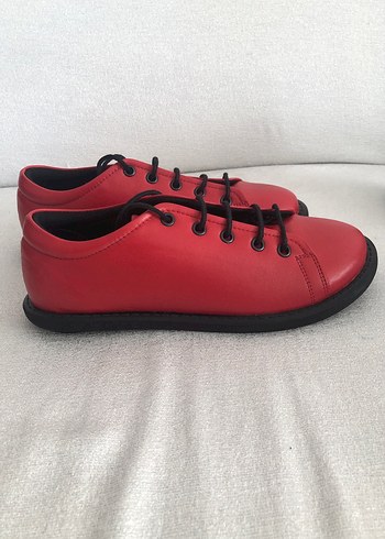 Kırmızı Kadın ayakkabı 36 numara hakiki deri - Görsel 2