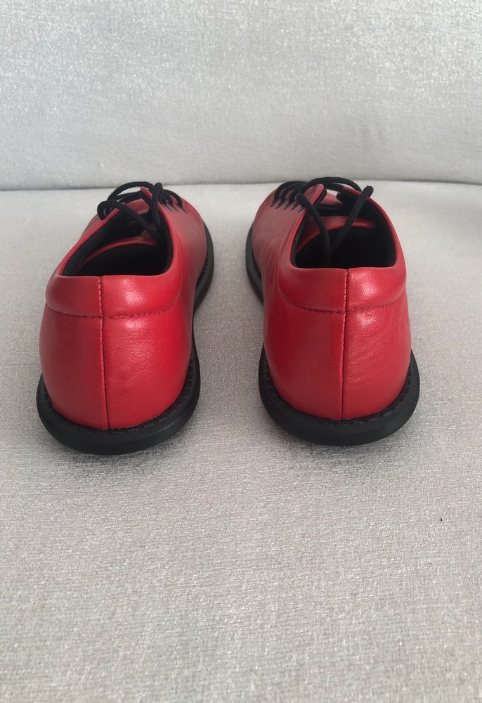 Kırmızı Kadın ayakkabı 36 numara hakiki deri - Görsel 3