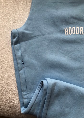 Kadın Mavi Rahat Kesim alt eşofman - Görsel 4