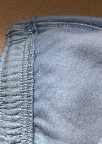 Kadın Mavi Rahat Kesim alt eşofman - Görsel 7