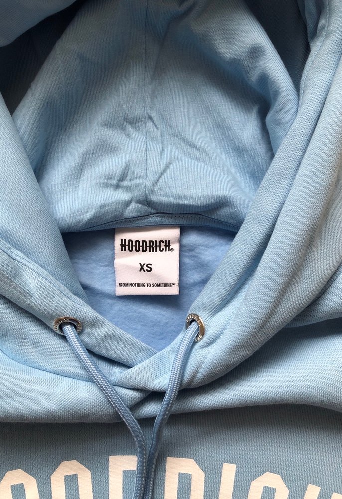 XS beden Mavi Kapüşonlu Kadın Sweatshirt - Görsel 2