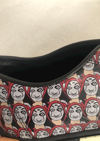 Desenli Kadın Sneakers, içi dışı hakiki deri 36 numara, ithal ma - Görsel 8