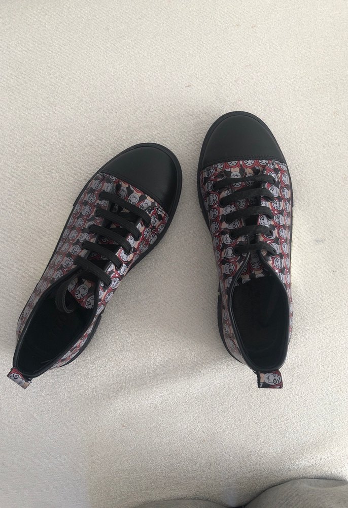 Desenli Kadın Sneakers, içi dışı hakiki deri 36 numara, ithal ma - Görsel 4