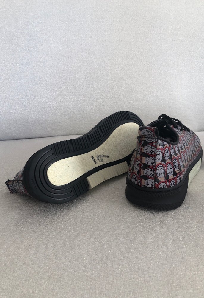 Desenli Kadın Sneakers, içi dışı hakiki deri 36 numara, ithal ma - Görsel 5