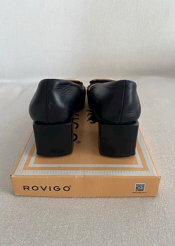 Siyah Puantiyeli Tokalı Kadın Topuklu Ayakkabı - Görsel 3