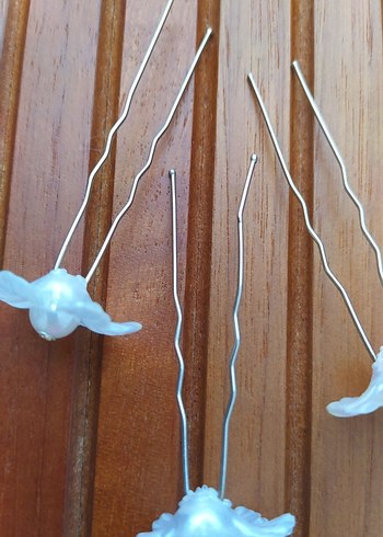 4 Adet Çiçek Topuz Tokası - Görsel 4