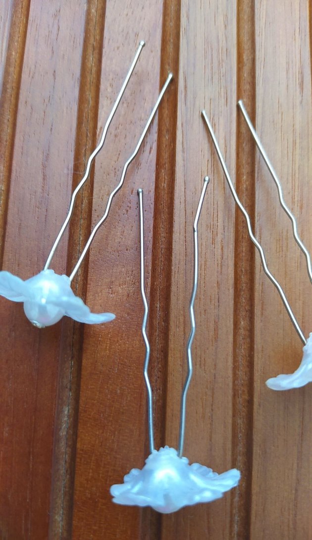 4 Adet Çiçek Topuz Tokası - Görsel 4