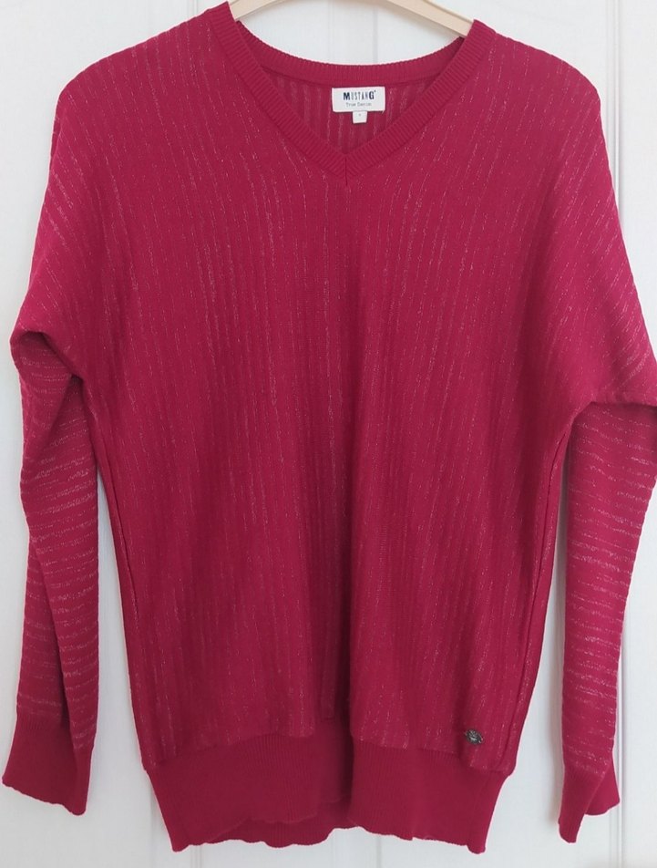 Mustang Uzun Kollu Triko Kazak - Görsel 2