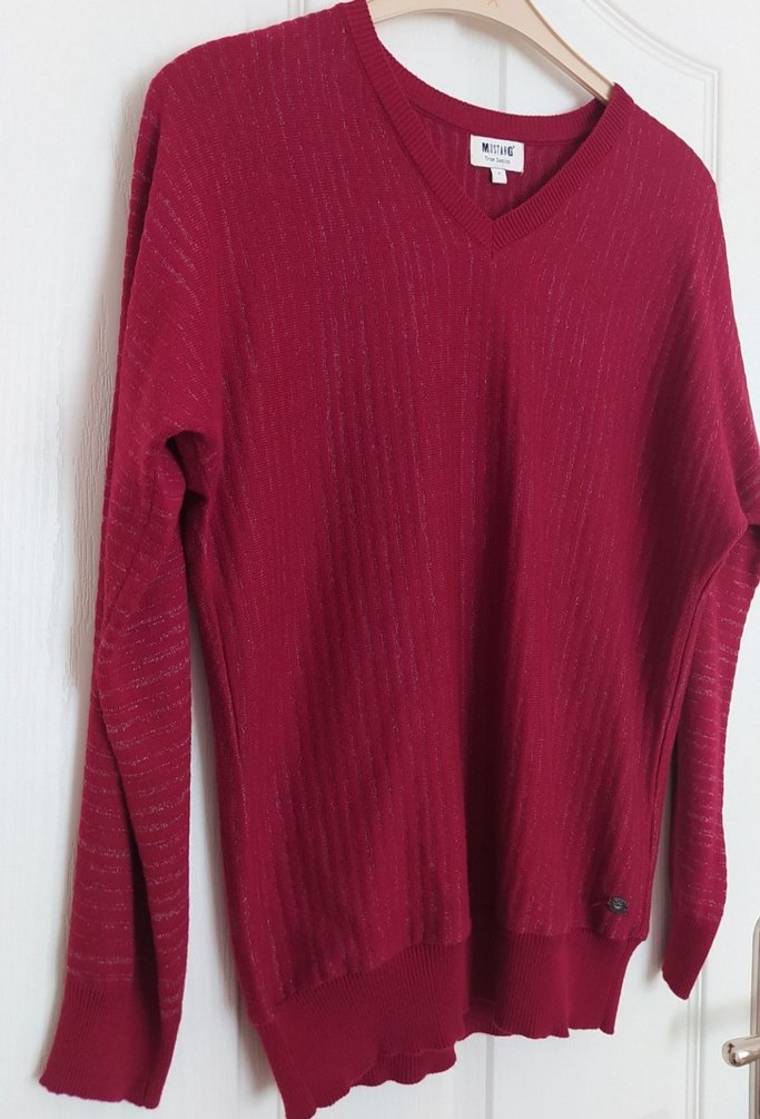 Mustang Uzun Kollu Triko Kazak - Görsel 4