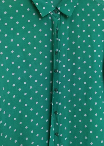 Koton Puantiyeli Kadın Gömlek - Görsel 5