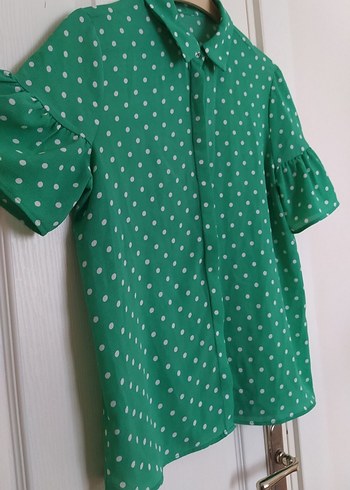 Koton Puantiyeli Kadın Gömlek - Görsel 4