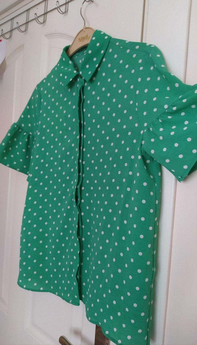 Koton Puantiyeli Kadın Gömlek - Görsel 3