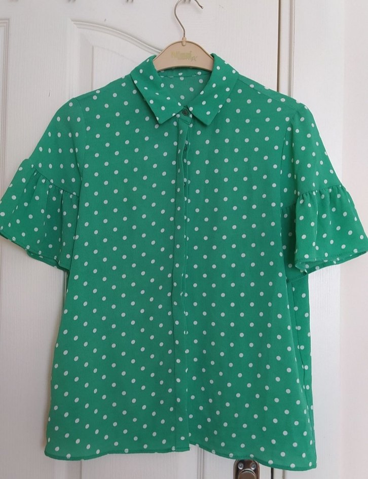 Koton Puantiyeli Kadın Gömlek - Görsel 2