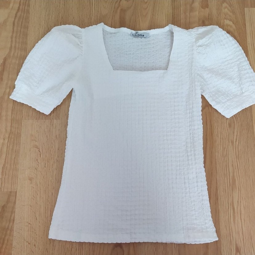 Fullamoda Kare Yaka Bluz - Görsel 2