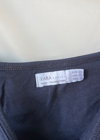 Zara Lacivert İnce Askılı Kadın Atlet