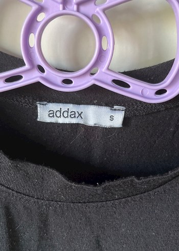 Addax Siyah Kolsuz Crop Top