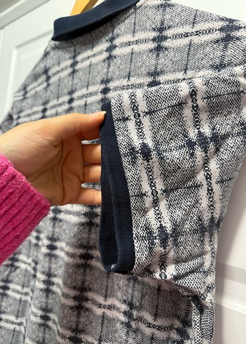 Gri Düğmeli Erkek Polo Tişört - Görsel 5