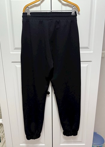 Siyah Kadın Rahat Kesim Eşofman Altı - Görsel 3