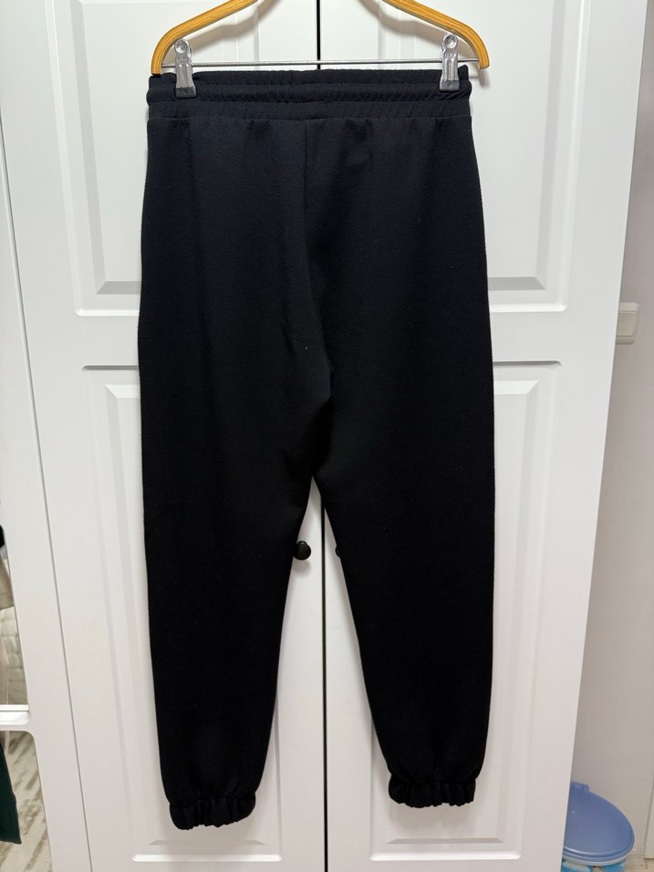 Siyah Kadın Rahat Kesim Eşofman Altı - Görsel 3