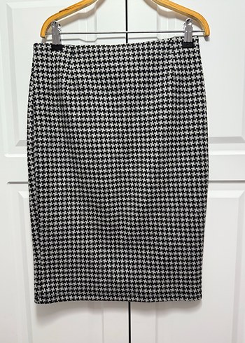 Kadın Gri Midi Kalem Etek - Görsel 3