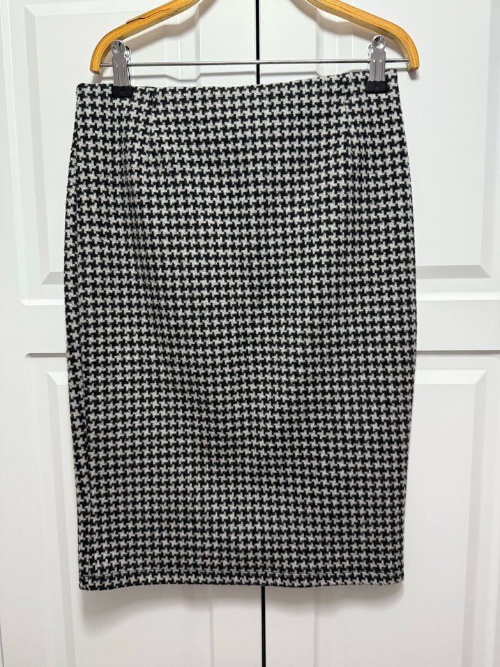 Kadın Gri Midi Kalem Etek - Görsel 3