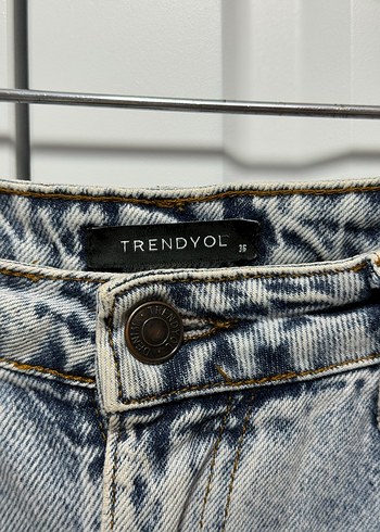 Kadın Midi Boy Denim Pantolon - Görsel 2