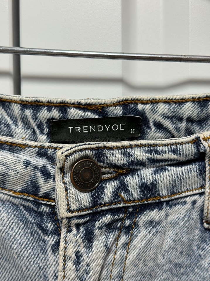 Kadın Midi Boy Denim Pantolon - Görsel 2