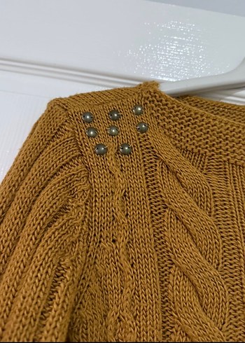 Kadın Örgü Bohem  Kazak - Görsel 3