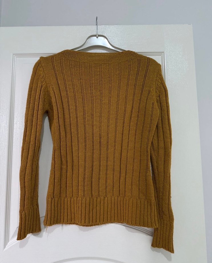 Kadın Örgü Bohem  Kazak - Görsel 2