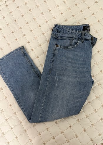 Erkek Mavi Bol KesimKot Pantolon - Görsel 4