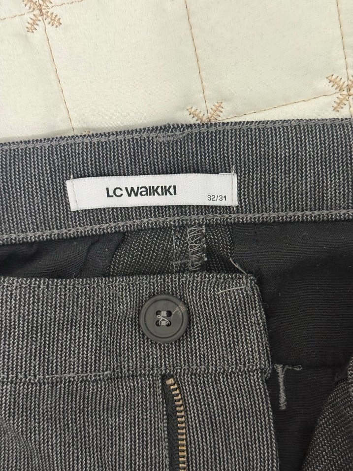 Gri Regular Fit Denim Erkek Pantolon - Görsel 3