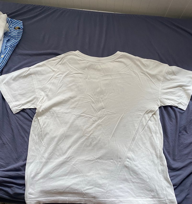 Beyaz Baskılı Tişört - Görsel 2