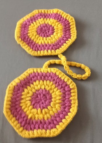 Yeşil İşlemeli Renkli Fırın Eldiveni - Görsel 7