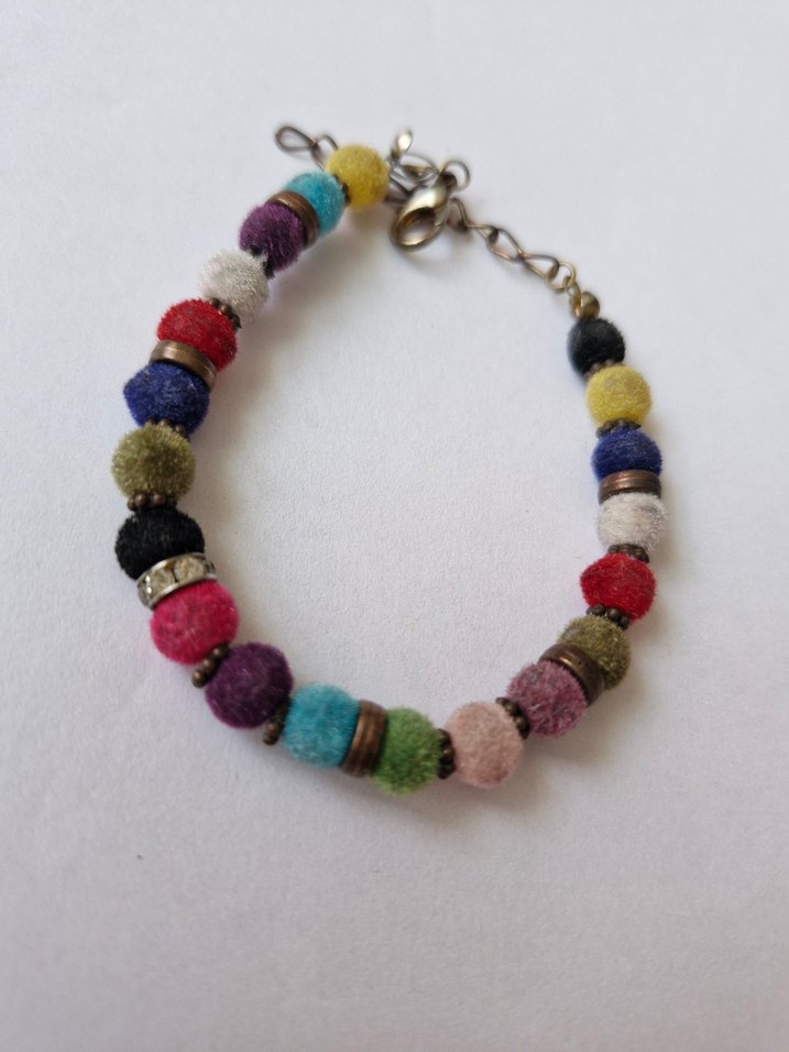 Renkli Boncuklu Bohem Bileklik - Görsel 3