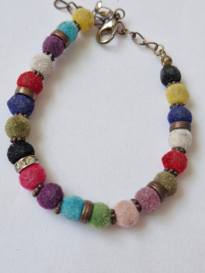 Renkli Boncuklu Bohem Bileklik - Görsel 4