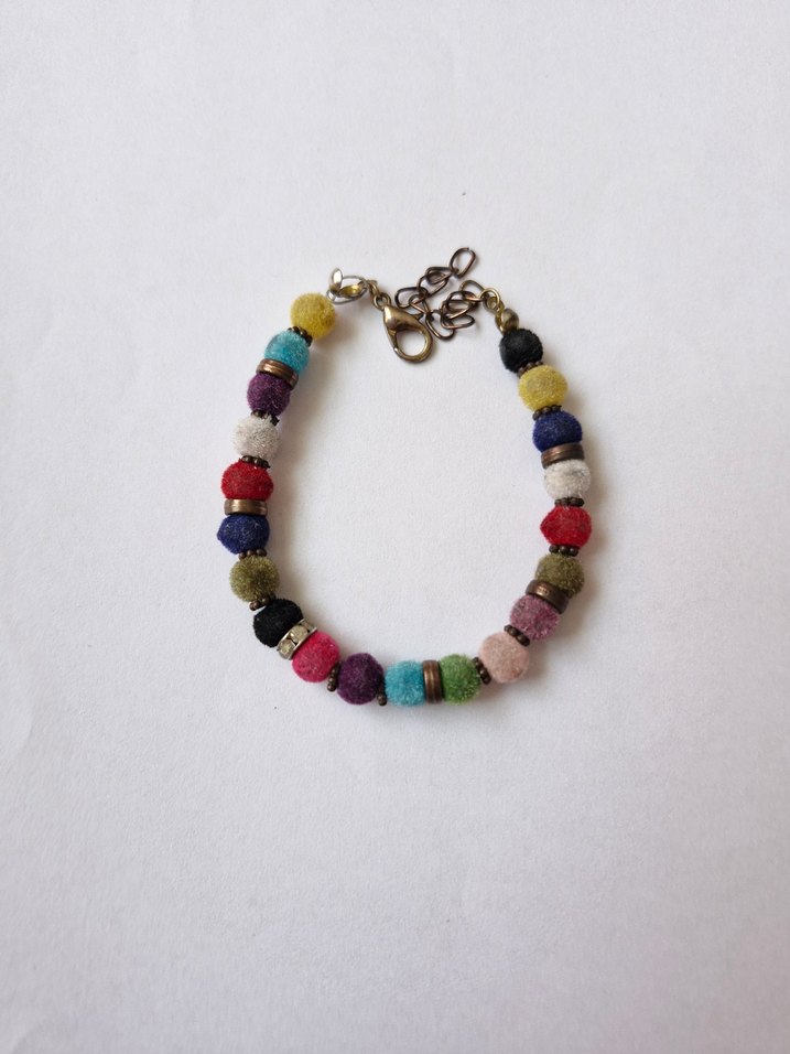 Renkli Boncuklu Bohem Bileklik - Görsel 2