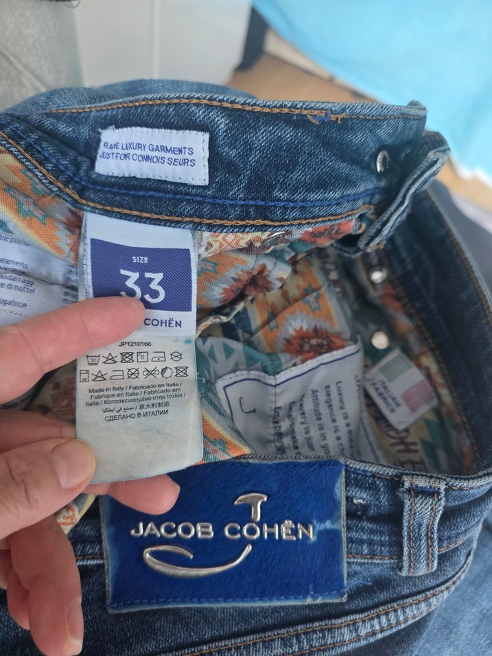 Jacob Cohen Mavi Denim Jean erkek pantalon — görsel 8/9