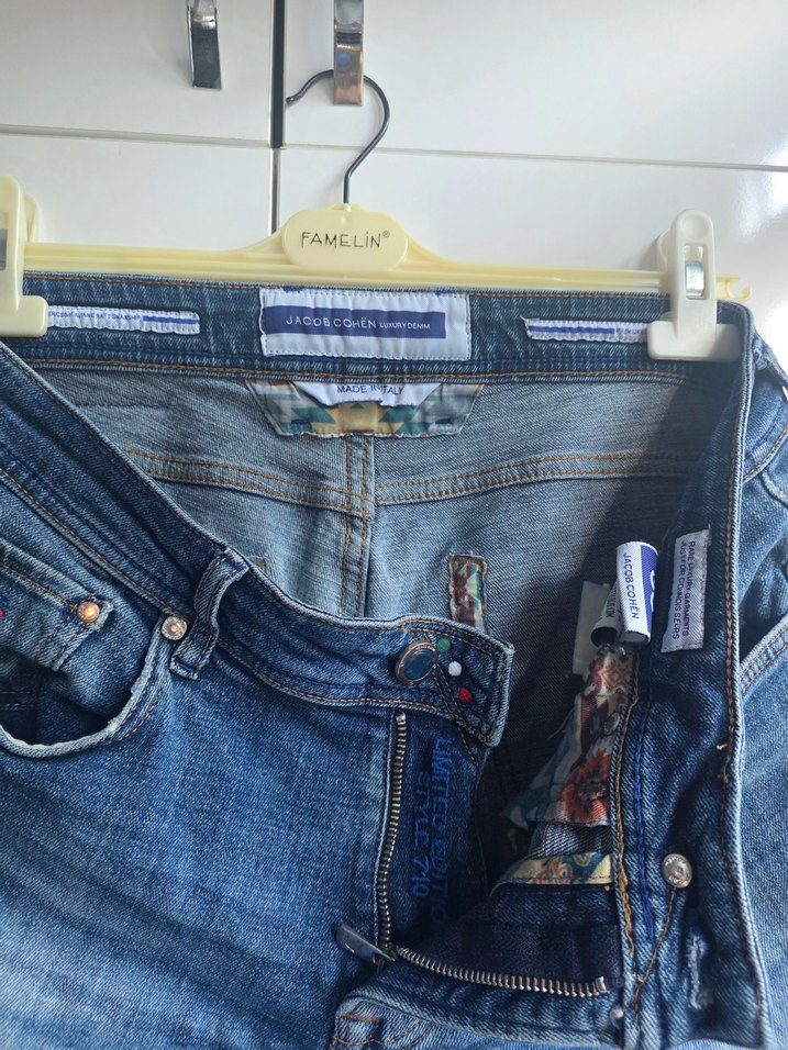 Jacob Cohen Mavi Denim Jean erkek pantalon — görsel 7/9