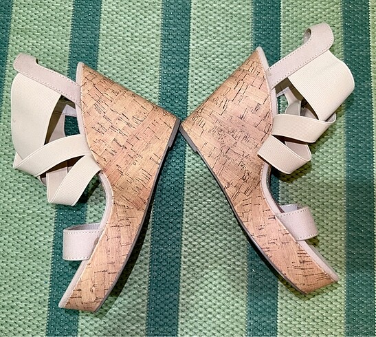 Dolgu topuk rahay ayakkabı - Görsel 5